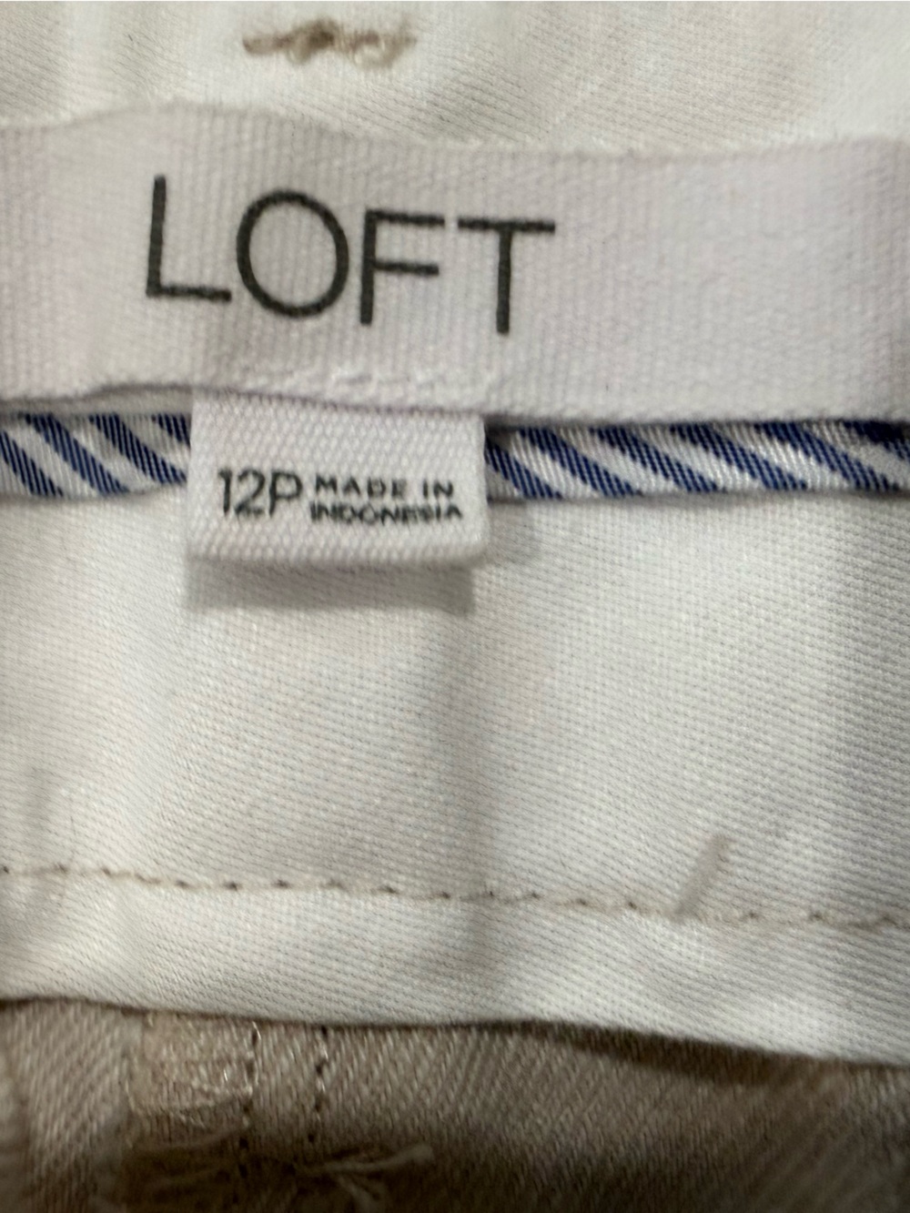 LOFT Women's Light Beige Chinos - Slim Straight - Picture 7 of 8